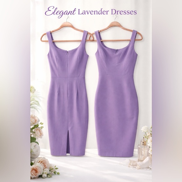 Dress the Population Dresses & Skirts - The Population One Shoulder Lavender Dress